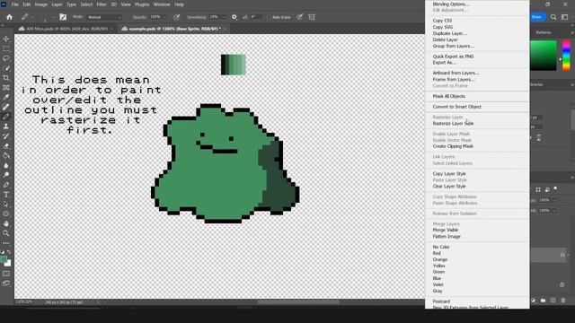 Photoshop Pokémon Pixel Art Tips and Tricks смотреть онлайн