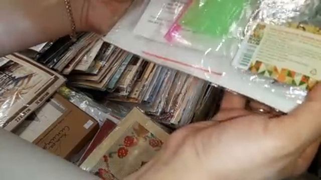 Запасы .Мои наборы для вышивки крестом. 1 часть. смотреть онлайн