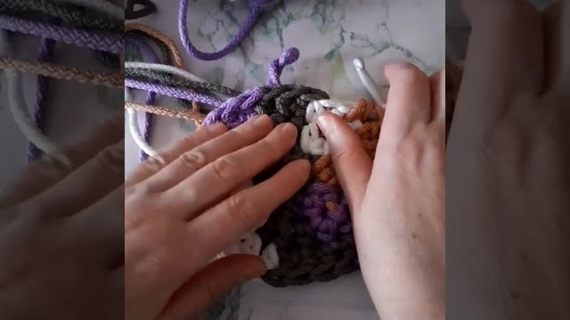 //Комплект Ванна+Туалет// 2 часть"Коврик в туалет из полиэфирного шнура// смотреть онлайн