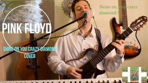 PINK FLOYD. Shine On You Crazy Diamond. ( cover by Александр Lebedev) and Electric guitar TAB