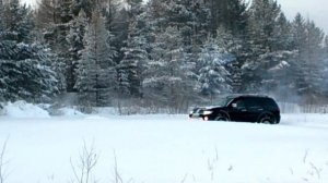 По снегу на паджеро спорт 2013