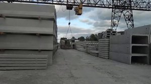 Работа козлового крана
