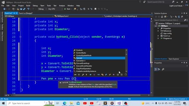 c# Circle.FillEllipse.pictureBox.CreateGraphics(); смотреть онлайн