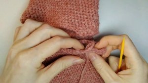 Простая двойная двухстороняя повязка на голову крючком. Для начинающих. Повязка крючком как спицами