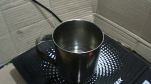 Индукционная печь - нормально работает с практически не магнитной посудой (для Хом неверующих).