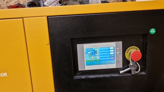 Тест винтового компрессора 11 квт. и 5 мм. пескоструйное сопло! смотреть онлайн