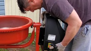 Бетономешалка из Леруа Мерлен Кронверк 120 литров. Распаковка и сборка. Честный тест-драйв