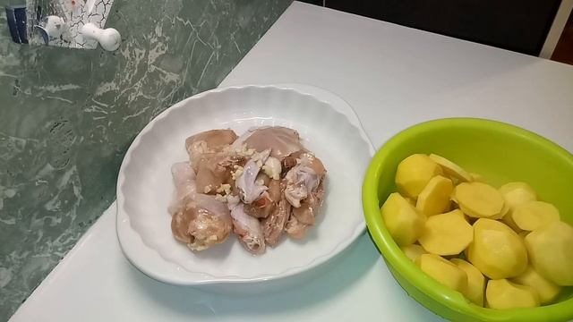 Курица в Картофельном Кольце! Сочная,Нежная - Очень Вкусная!