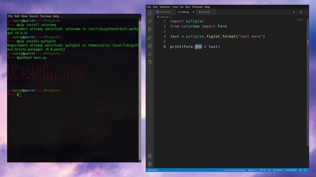 Colourful Banners | Python | 2 minutes