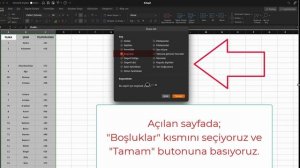 Excel - Boş Satırları Silme - MacBook - (Hayat Pusulası)