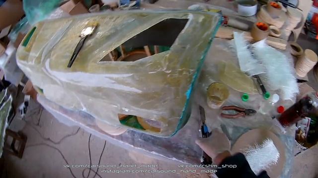 Основание под тыловой подиум из стеклопластика. Основание для задних дверей. смотреть онлайн