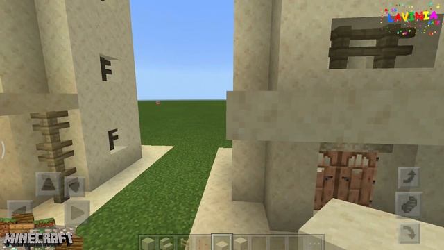Minecraft Tutorials! Как построить башню лучника в Майнкрафт Lavinia!
