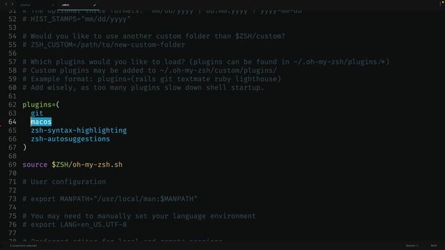 Konfiguracja terminala na MacOS 2022: Hyper.is, oh-my-zsh смотреть онлайн