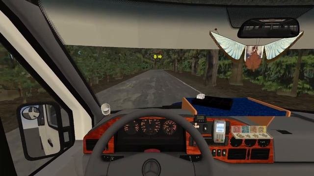 OMSI 2 BUS MERCEDES  BENZ SPRINTER 12D MAP Чугуев Маршрут 484#omsi #omsi2