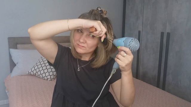 укладка стрижки КАСКАД✂️средняя длина, До/После?вытягиваю утюжком⚠️#укладкаволос