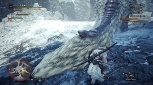 Monster Hunter World: Iceborne - Banbaro Boss Fight (Solo / Longsword)