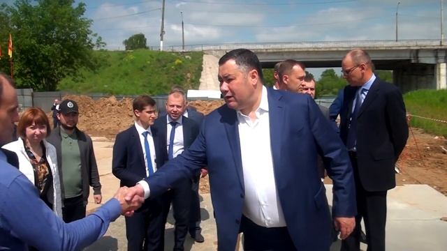 Губернатор Тверской области провел рабочую поездку по Твери смотреть онлайн