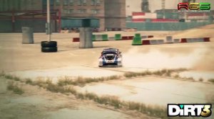 DiRT 3 | Gymkhana Attack 01 | Ford Fiesta Gym 3 | Platinium | DC Compound