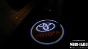 Подсветка дверей с логотипом в штатное место для Toyota