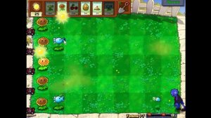 Растения против зомби 1 - уровни 1-6 - 1-7