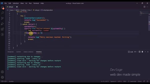 Javascript Design Patterns #9 - Retry Pattern