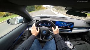 NEW BMW 5 Series 2025 | POV Test Drive (BMW i5 eDrive40) Binaural Audio