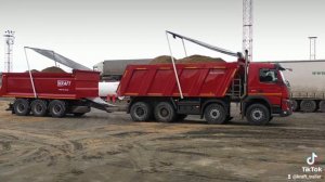 Система автоматического пологования на прицепах KRAFT тридем