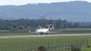 Lufthansa Cityline CRJ-900 landing at Graz Airport | D-ACNJ