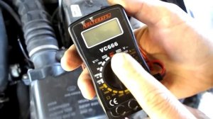 Проверка ДМРВ мультиметром