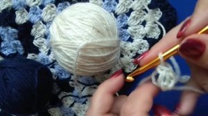 Пончо из 4 квадратов