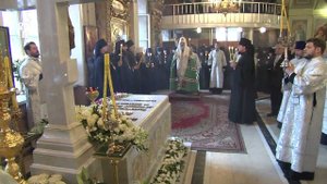 Патриарх Кирилл почтил память Патриарха Алексия