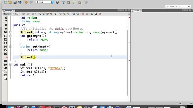 User Defined Copy Constructor смотреть онлайн