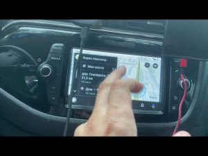 Яндекс навигатор и карты на Android auto в Kia ceed