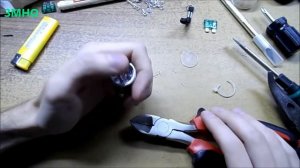 По быстрому делаем УФ фонарик из обычного светодиодного
