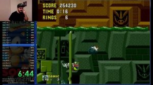 Sonic The Hedgehog (SEGA) Speedrun мировой рекорд - Соник - Ёжик (СЕГА) Спидран .mp4