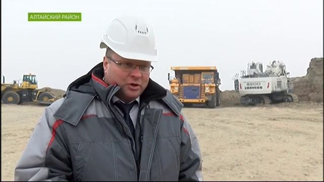 Первый в России электроэкскаватор на разрезе Майрыхский
