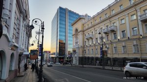 Владивосток декабрь 2023, центр, Луговая