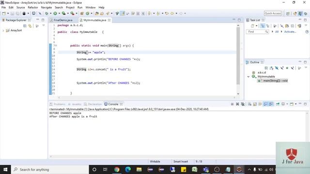 What is Immutable in java | How to create Immutable class in java?