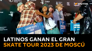 Argentino y colombiana se llevan el gran premio del Grand Skate Tour 2023 en Moscú