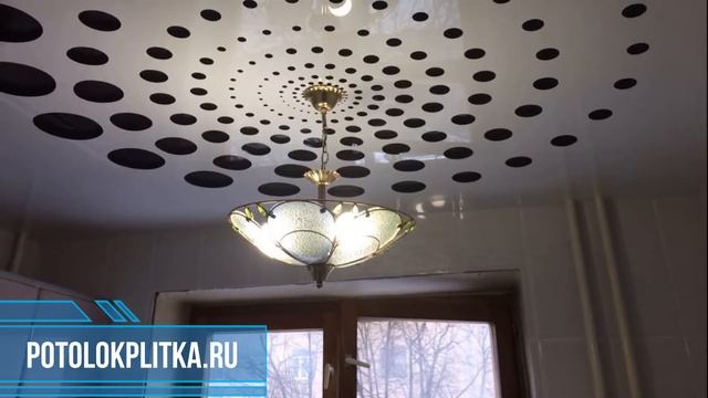 Установка резных натяжных потолков на кухне смотреть онлайн