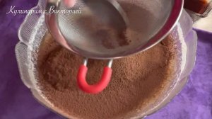 Шоколадный Манник на кефире / Выпечка к чаю на скорую руку !