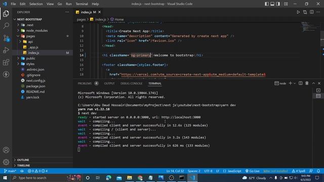 How to use Bootstrap and React-Bootstrap in next js