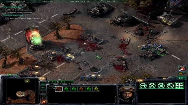 Ⓦ Starcraft 2 WoL Walkthrough ▪ Brutal - Liberation Day ▪ Mar Sara Mission 1 смотреть онлайн