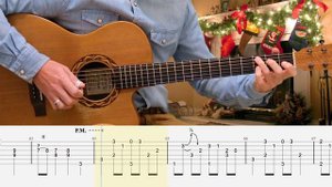 SATURDAY NIGHT SHUFFLE - Merle Travis Guitar TAB | Cover | Lesson | Tutorial