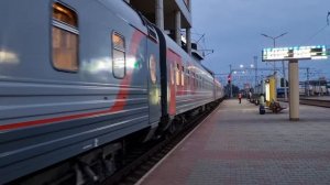 Поезд №360 Адлер - Калининград, прибывает на станцию Минск-пассажирский, 31.07.2021г.