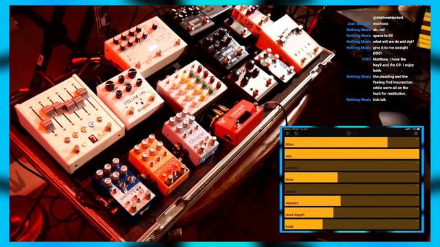 sending jazzmaster ambient loops through a bluetooth ramping microcosm | no talking