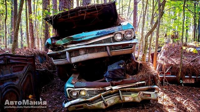 САМАЯ БОЛЬШАЯ АВТОМОБИЛЬНАЯ СВАЛКА В МИРЕ | ЗАБРОШЕННЫЕ АВТОМОБИЛИ [OLD CAR CITY]