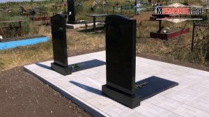 Укладка тротуарной плитки на могиле - все кладбища Молдовы