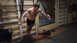 Тренировка на кольцах. Сила сухожилий.