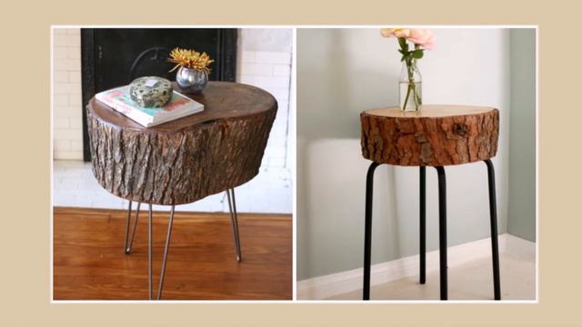 Необычная мебель из дерева. Столы, столики, тумбочки смотреть онлайн